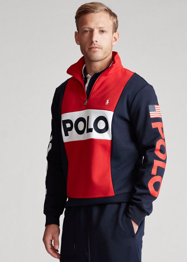 Polo Ralph Lauren Logo Pullover Herre Danmark (FZWPM7648)